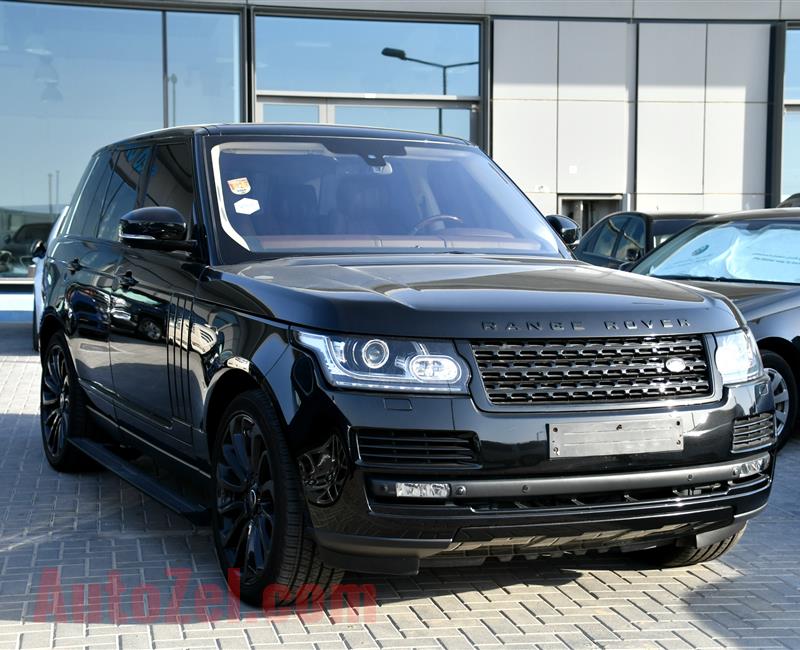 RANGE ROVER AUTOBIOGRAPHY- 2015- BLACK- 60 000 KM- GCC SPECS