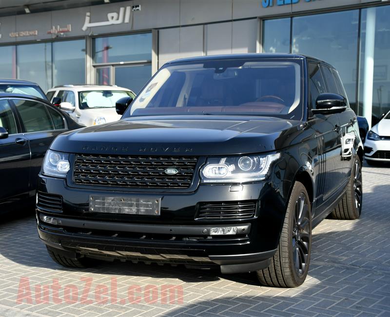 RANGE ROVER AUTOBIOGRAPHY- 2015- BLACK- 60 000 KM- GCC SPECS