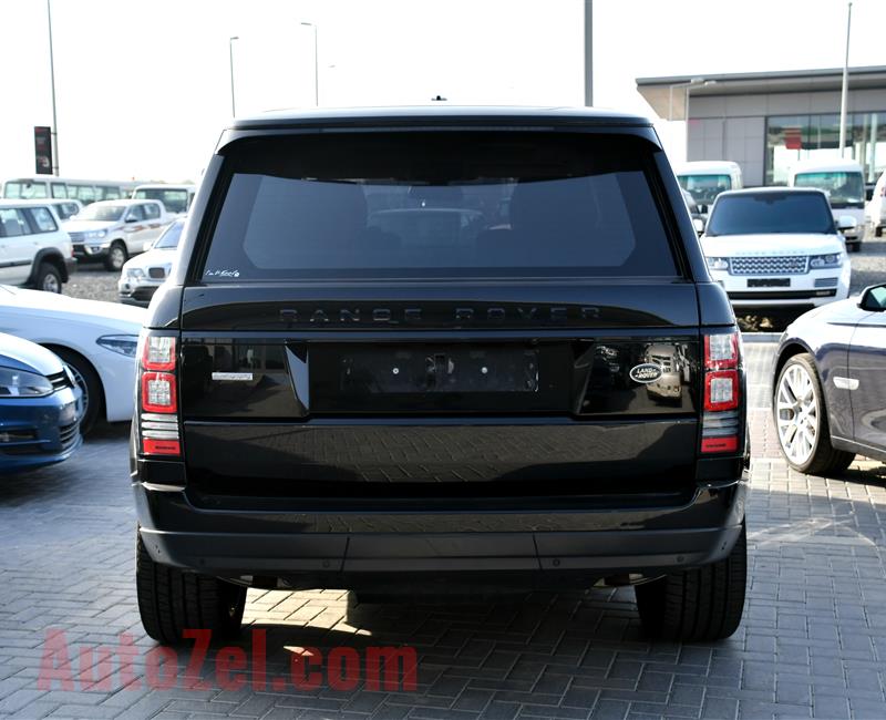 RANGE ROVER AUTOBIOGRAPHY- 2015- BLACK- 60 000 KM- GCC SPECS