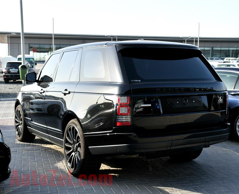 RANGE ROVER AUTOBIOGRAPHY- 2015- BLACK- 60 000 KM- GCC SPECS