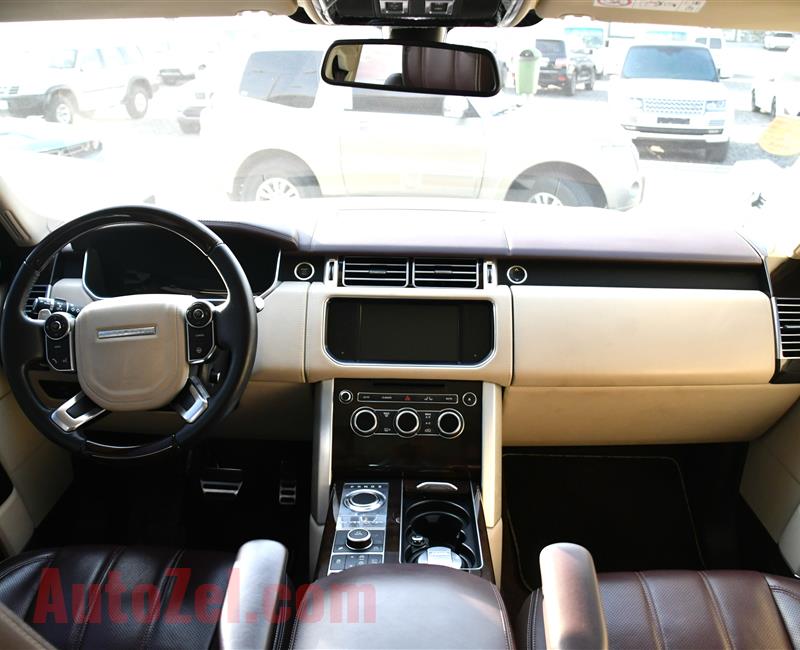 RANGE ROVER AUTOBIOGRAPHY- 2015- BLACK- 60 000 KM- GCC SPECS