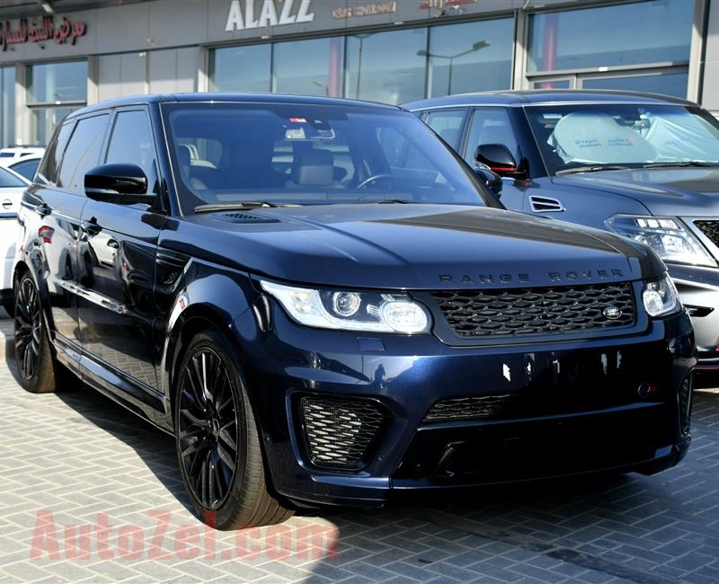 RANGE ROVER SVR- 2016- BLUE- 60 000 KM- AMERICAN SPECS