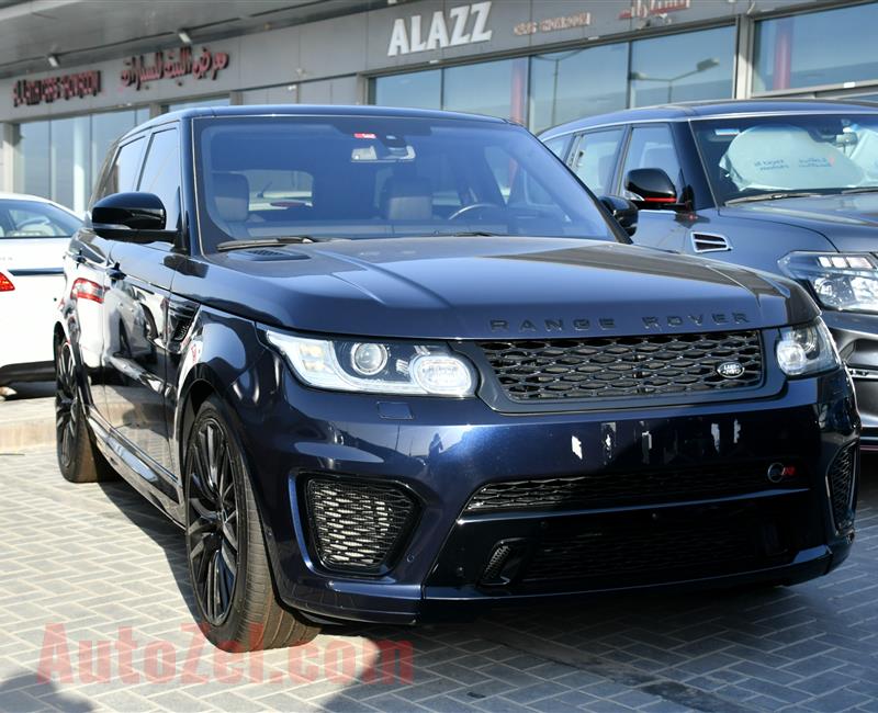 RANGE ROVER SVR- 2016- BLUE- 60 000 KM- AMERICAN SPECS