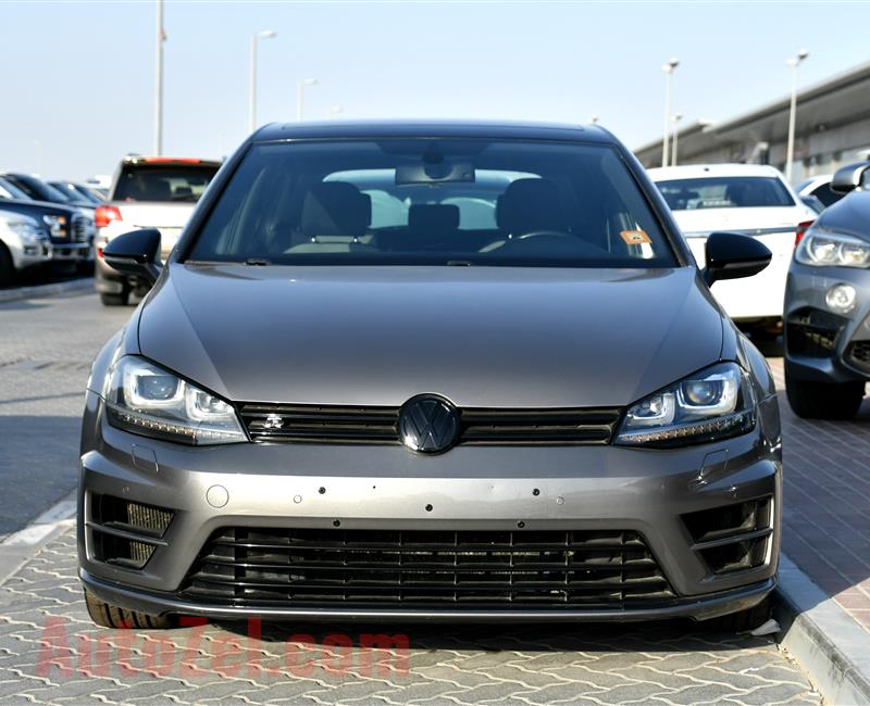 VOLKSWAGEN GOLF R- 2016- GRAY- 130 000 KM- GCC SPECS