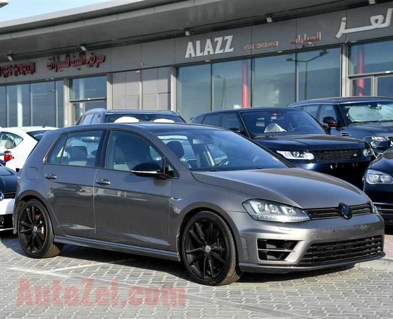 VOLKSWAGEN GOLF R- 2016- GRAY- 130 000 KM- GCC SPECS