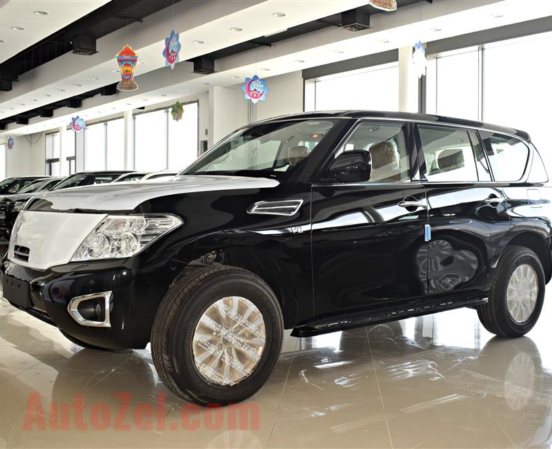 BRAND NEW NISSAN PATROL LE, V8- 2019- BLACK- ZERO KM- GCC