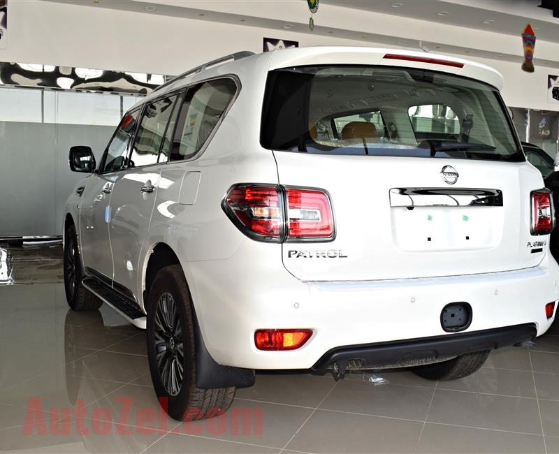 BRAND NEW NISSAN PATROL TITANIUM, V8- 2019- WHITE- ZERO KM- GCC