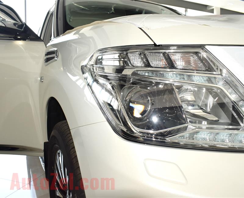 BRAND NEW NISSAN PATROL TITANIUM, V8- 2019- WHITE- ZERO KM- GCC