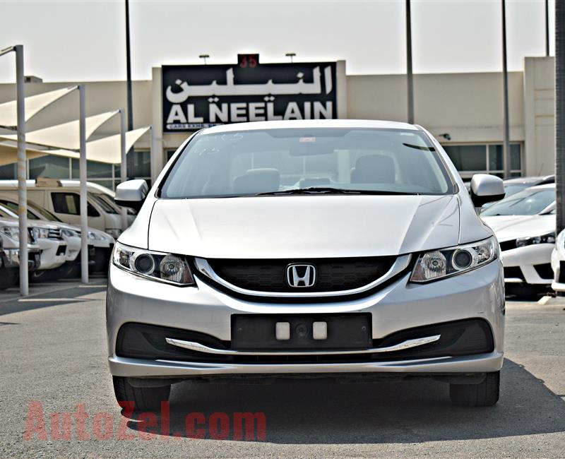 HONDA CIVIC  MODEL 2015 - SILVER - 173,000 KM - V4 - GCC 