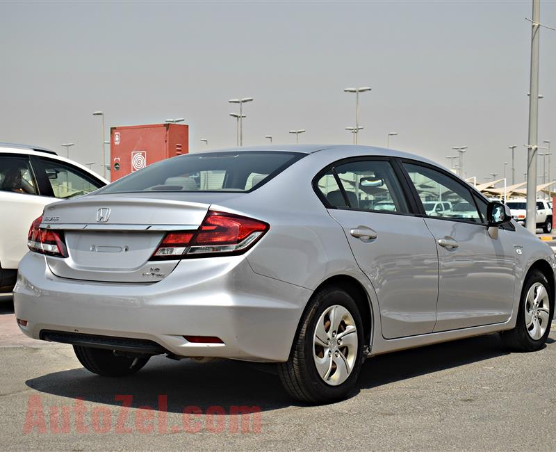 HONDA CIVIC  MODEL 2015 - SILVER - 173,000 KM - V4 - GCC 