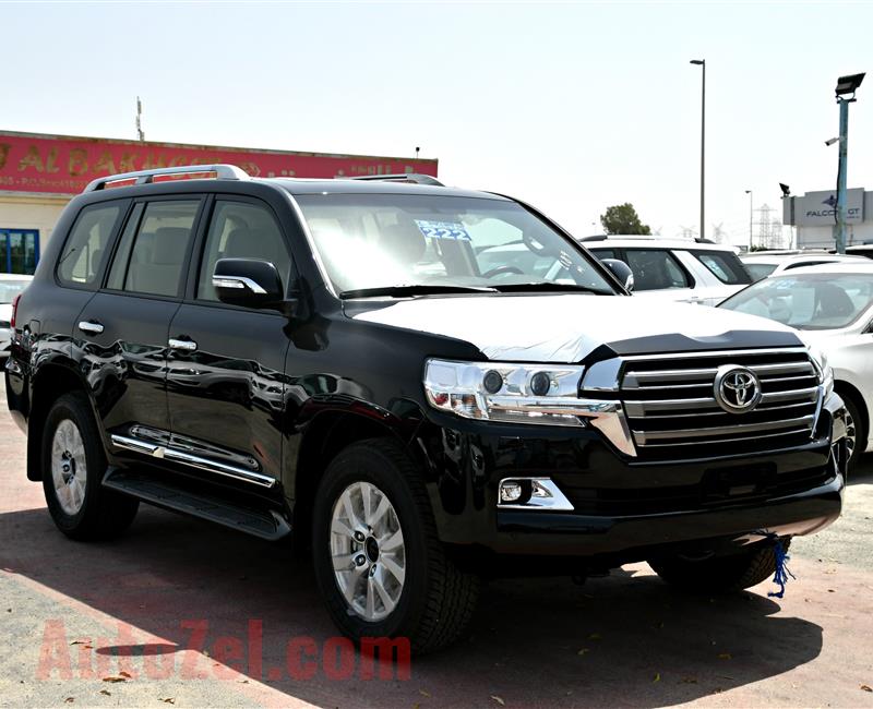 BRAND NEW TOYOTA LAND CRUISER GXR, V8- 2019- BLACK- ZERO KM- GCC, DIESEL