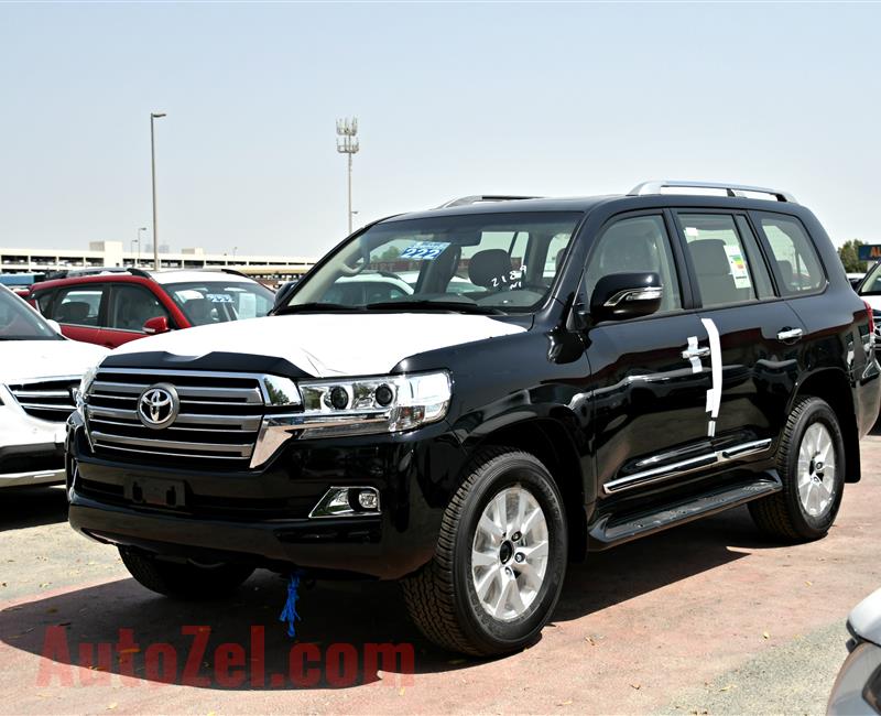 BRAND NEW TOYOTA LAND CRUISER GXR, V8- 2019- BLACK- ZERO KM- GCC, DIESEL