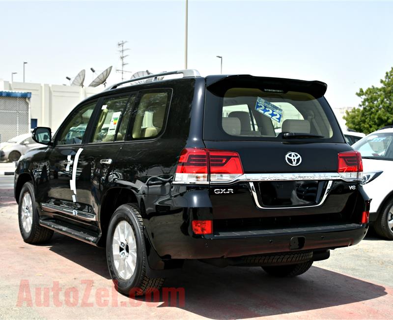 BRAND NEW TOYOTA LAND CRUISER GXR, V8- 2019- BLACK- ZERO KM- GCC, DIESEL