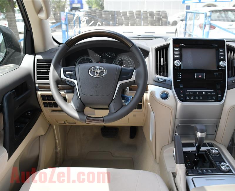 BRAND NEW TOYOTA LAND CRUISER GXR, V8- 2019- BLACK- ZERO KM- GCC, DIESEL