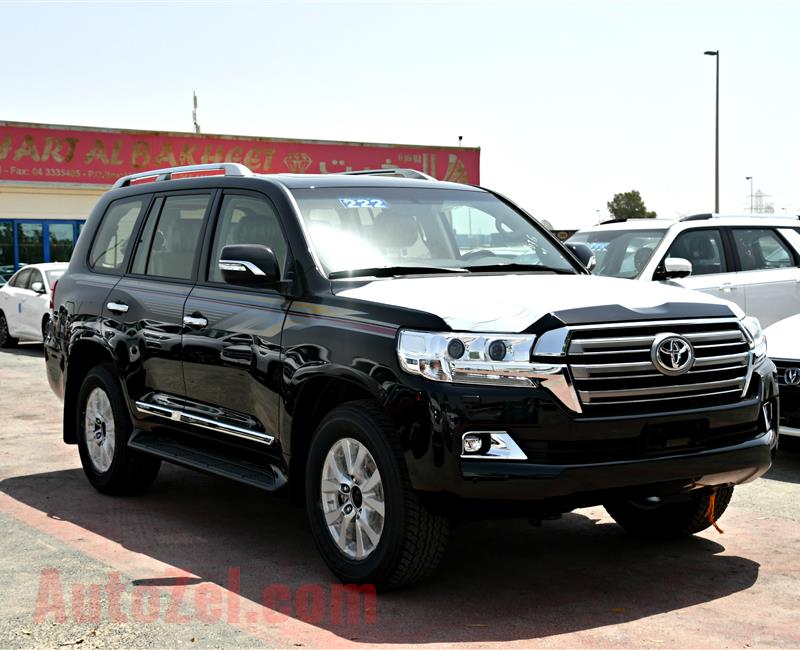 BRAND NEW TOYOTA LAND CRUISER GXR, V8- 2019- BLACK- ZERO KM- GCC, DIESEL, LEATHER SEAT