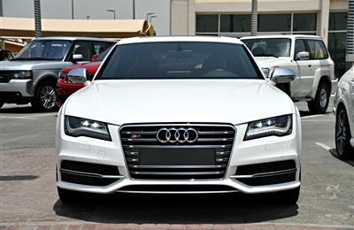 AUDI S7, V8- 2013- WHITE- 158 000 KM- GCC