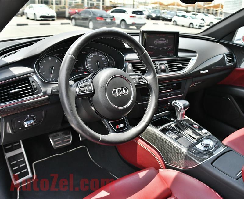 AUDI S7, V8- 2013- WHITE- 158 000 KM- GCC