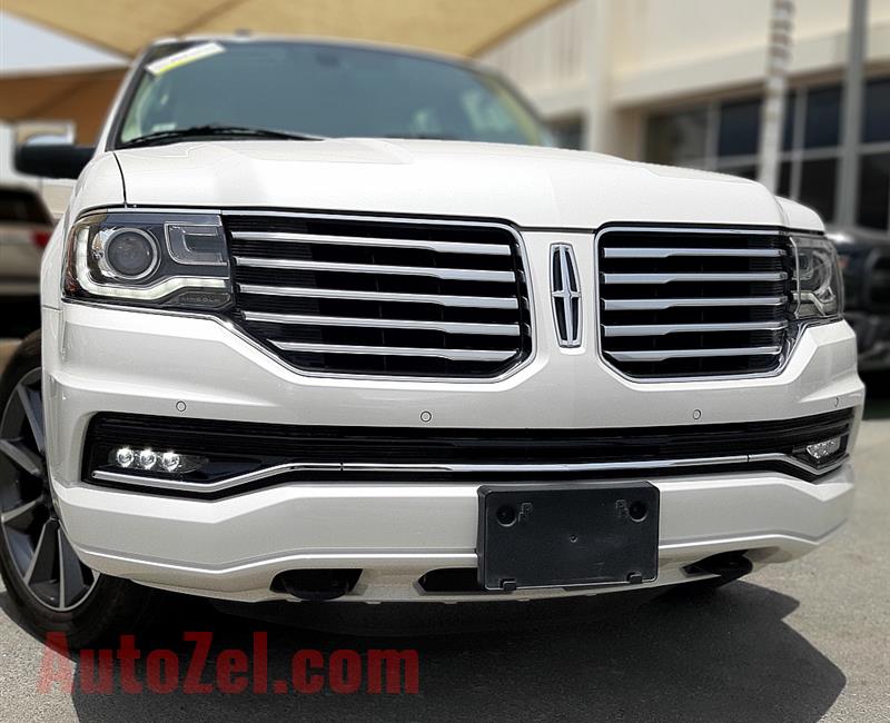 LINCOLN NAVIGATOR- 2017- WHITE- 95 000 KM- GCC SPECS