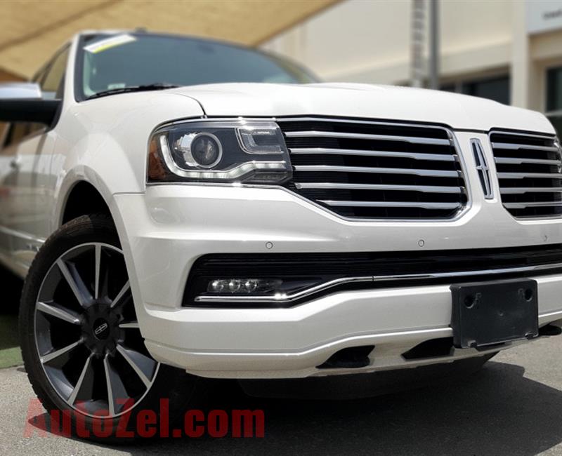 LINCOLN NAVIGATOR- 2017- WHITE- 95 000 KM- GCC SPECS