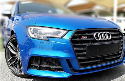 AUDI A3s- 2017- BLUE- 36 065 KM- GCC SPECS