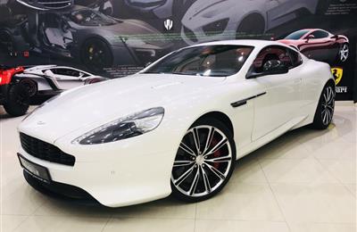 ASTON MARTIN DB9 6.0L, V12- 2014- WHITE- 49 000 KM- GCC