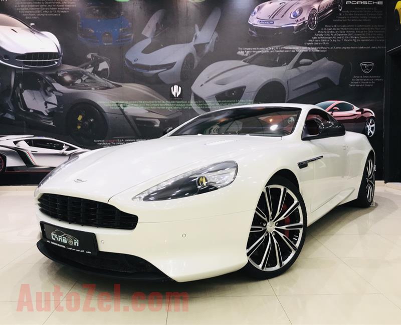 ASTON MARTIN DB9 6.0L, V12- 2014- WHITE- 49 000 KM- GCC