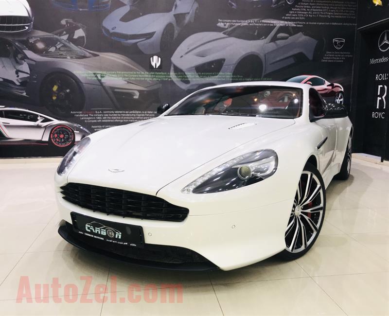 ASTON MARTIN DB9 6.0L, V12- 2014- WHITE- 49 000 KM- GCC