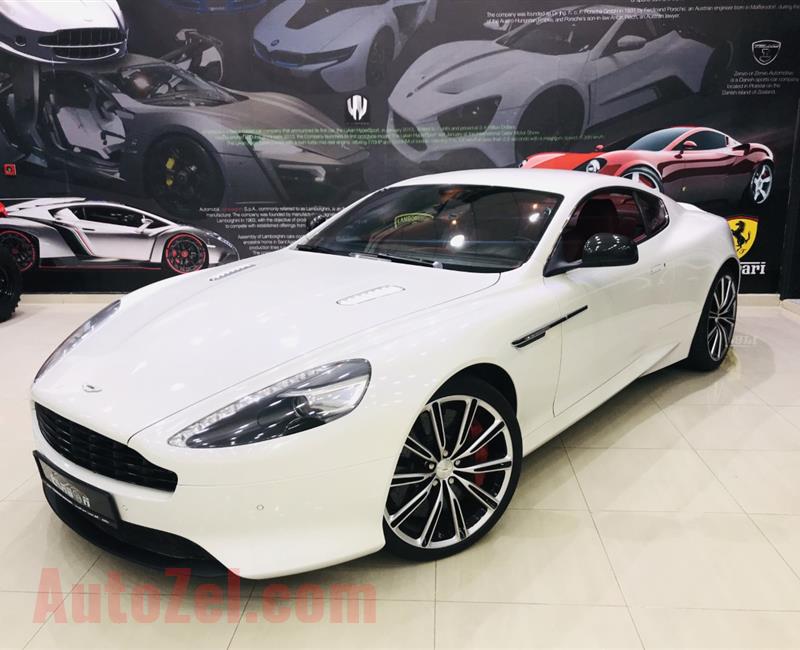 ASTON MARTIN DB9 6.0L, V12- 2014- WHITE- 49 000 KM- GCC