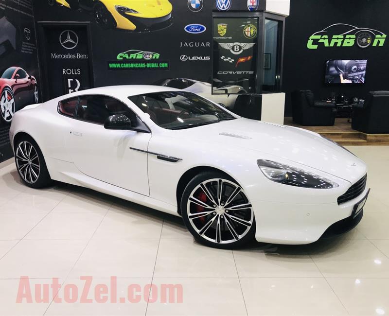 ASTON MARTIN DB9 6.0L, V12- 2014- WHITE- 49 000 KM- GCC