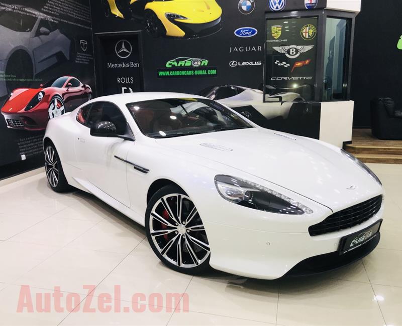 ASTON MARTIN DB9 6.0L, V12- 2014- WHITE- 49 000 KM- GCC