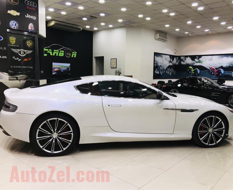 ASTON MARTIN DB9 6.0L, V12- 2014- WHITE- 49 000 KM- GCC