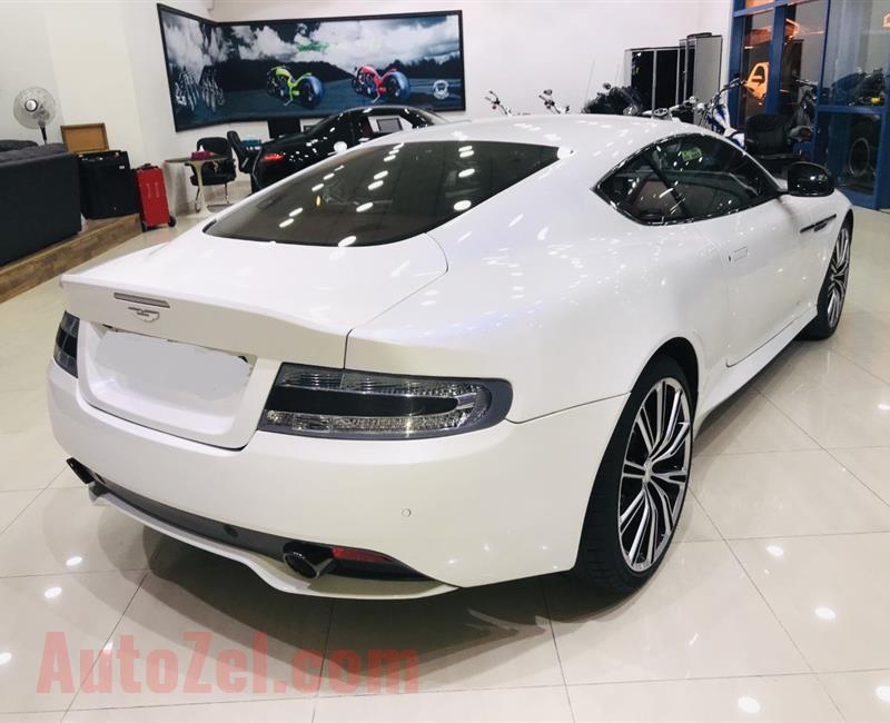 ASTON MARTIN DB9 6.0L, V12- 2014- WHITE- 49 000 KM- GCC