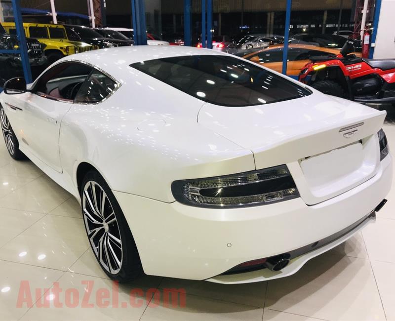 ASTON MARTIN DB9 6.0L, V12- 2014- WHITE- 49 000 KM- GCC