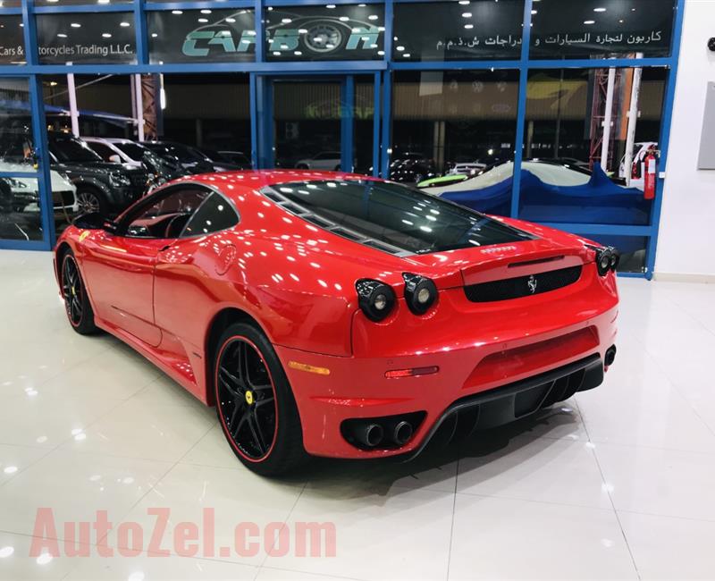 FERRARI F430, V8- 2009- RED- 24 000 KM- GCC