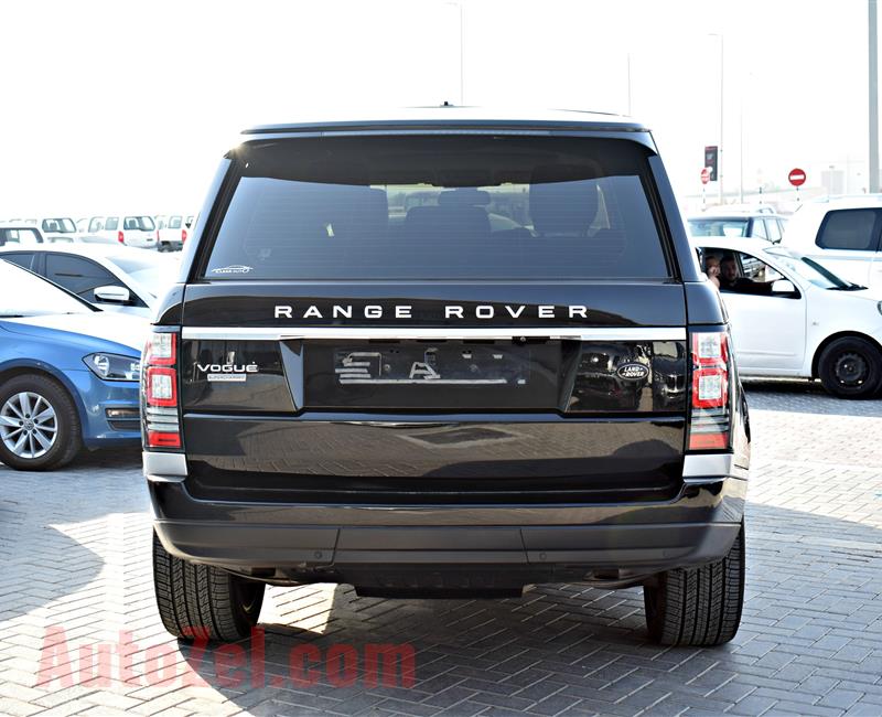 RANGE ROVER VOGUE SUPERCHARGED- 2013- BLACK- 145 000 KM- GCC