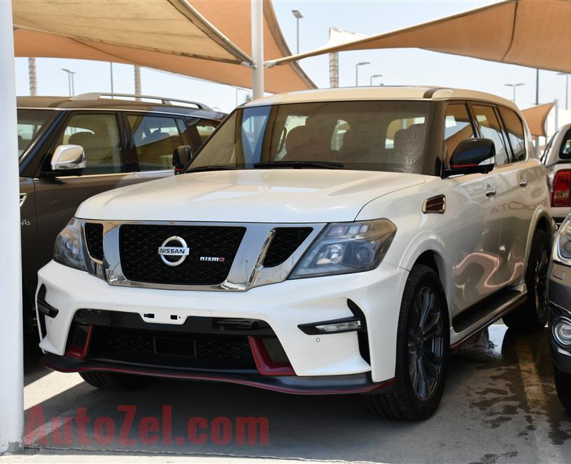 NISSAN PATROL NISMO- 2015- WHITE- 180 000 KM- GCC SPECS- FULL OPTION