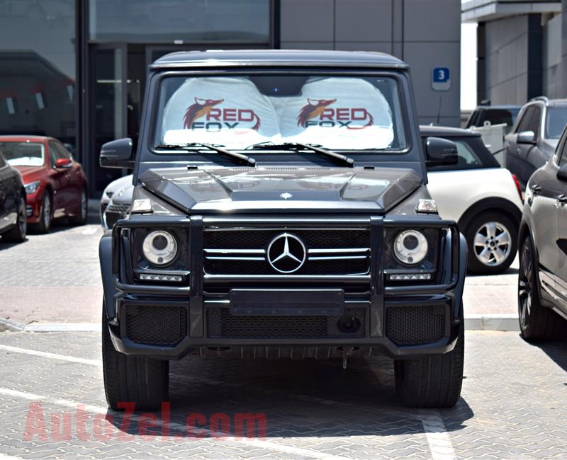 MERCEDES-BENZ G63 AMG, V8- 2014- GREY- 90 000 KM- GCC