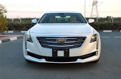 CADILLAC CT6- 2017- WHITE- 38 500 KM- GCC SPECS