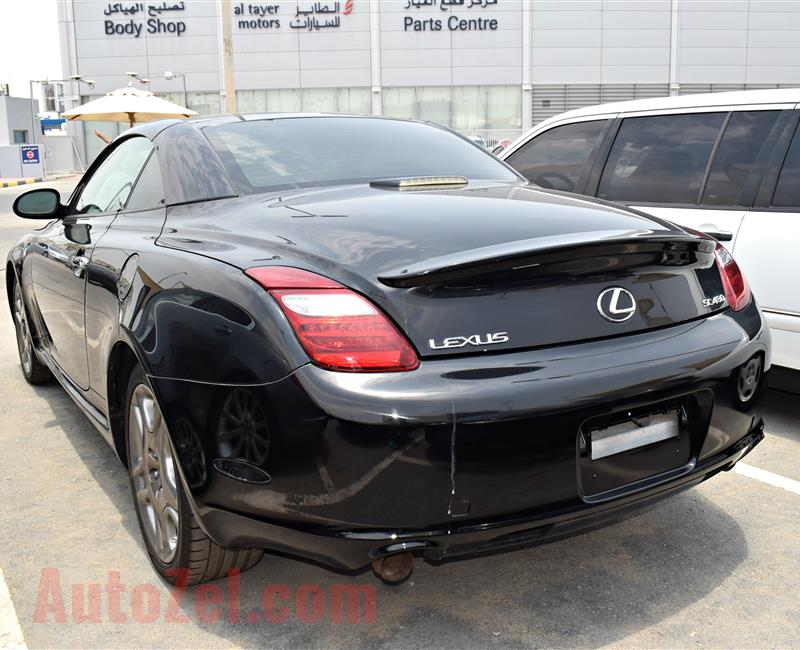 LEXUS SC430, V6- 2007- BLACK- 103 000 KM- AMERICAN SPECS