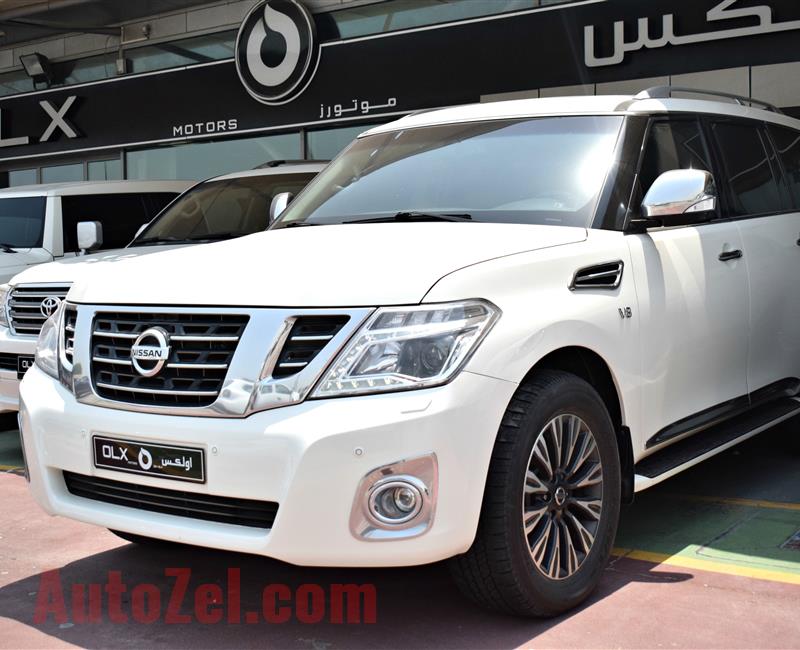 NISSAN PATROL PLATINUM LE, V8- 2015- 215 000 KM- GCC