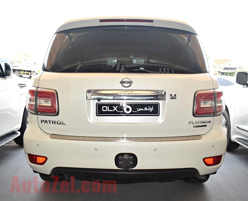 NISSAN PATROL PLATINUM LE, V8- 2015- 215 000 KM- GCC