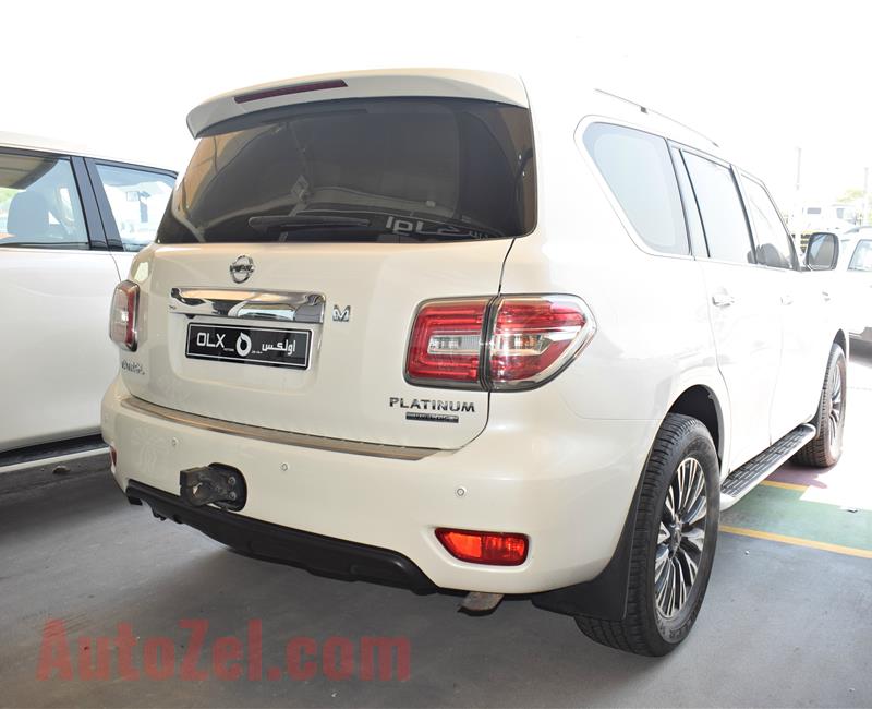 NISSAN PATROL PLATINUM LE, V8- 2015- 215 000 KM- GCC