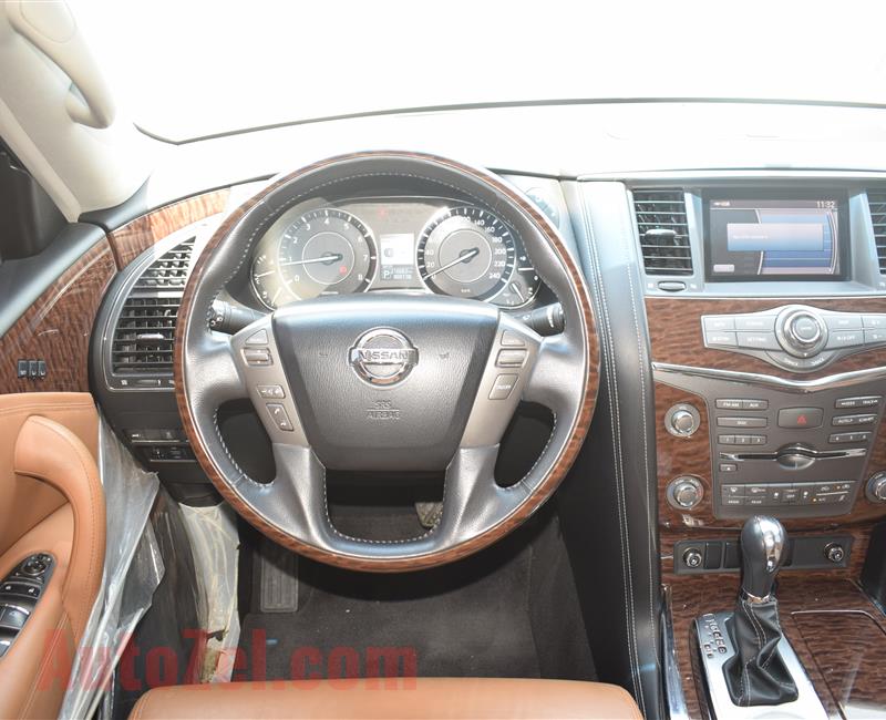 NISSAN PATROL PLATINUM LE, V8- 2015- 215 000 KM- GCC