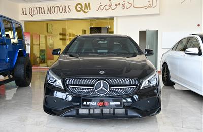 MERCEDES-BENZ CLA250- 2018- BLACK- 21 000 KM- GCC SPECS