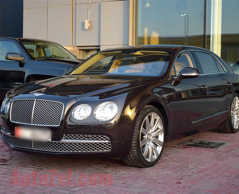 BENTLEY CONTINENTAL FLYING SPUR, V12- 2014- BROWN- 50 000 KM- GCC