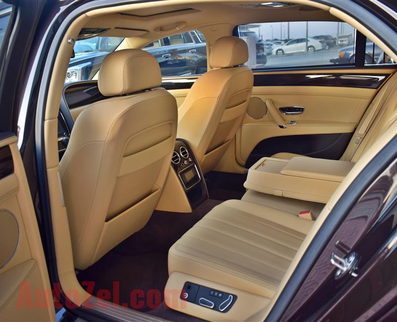 BENTLEY CONTINENTAL FLYING SPUR, V12- 2014- BROWN- 50 000 KM- GCC