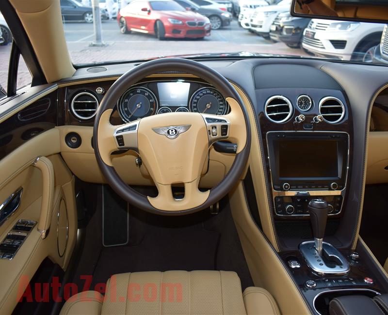 BENTLEY CONTINENTAL FLYING SPUR, V12- 2014- BROWN- 50 000 KM- GCC