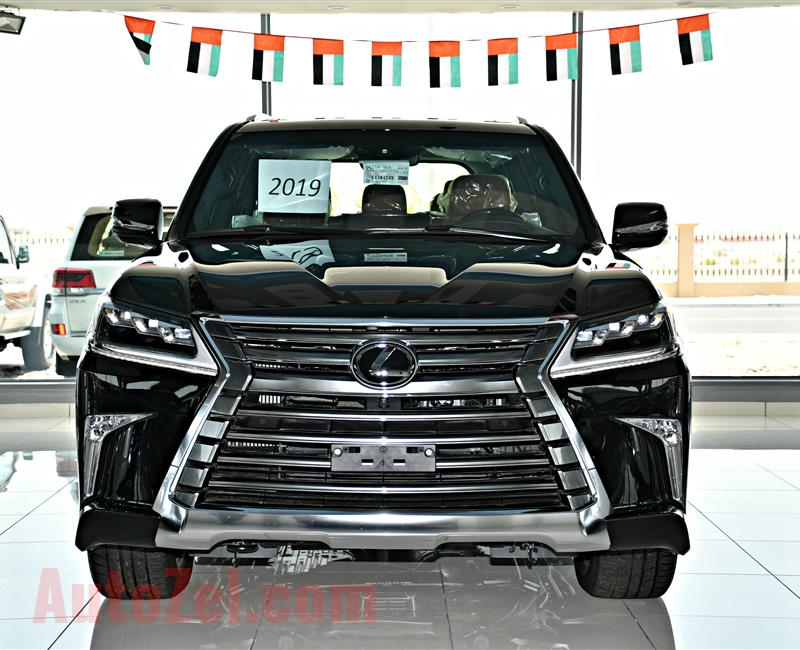 LEXUS LX 570 MODEL 2019 - BLACK - ZERO KM - V8 - GCC 