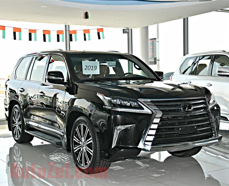 LEXUS LX 570 MODEL 2019 - BLACK - ZERO KM - V8 - GCC 