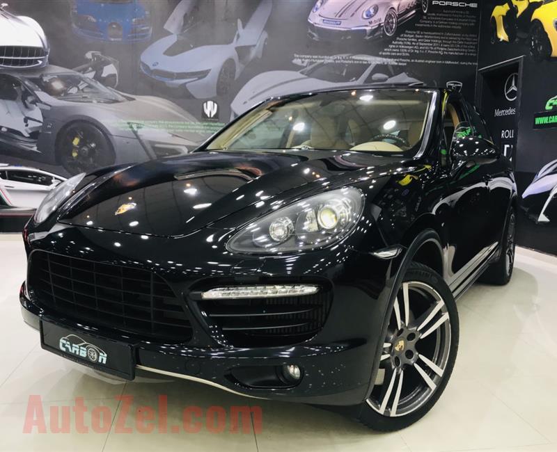 PORSCHE CAYENNE TURBO- 2013- BLACK- 146 000 KM- GCC